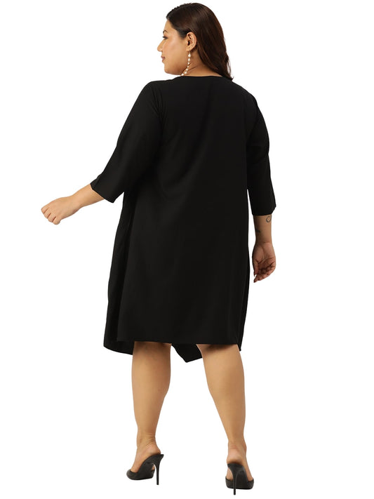Plus Size Layered Dress