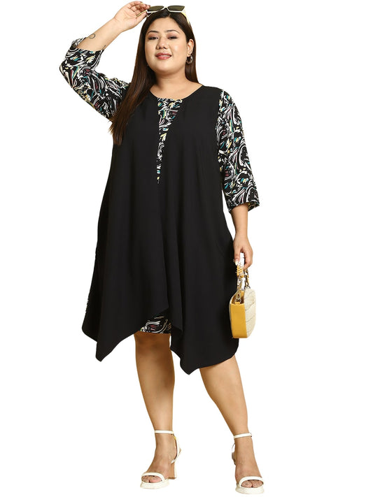 Plus Size Layered Dress