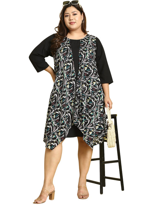 Plus Size Layered Dress