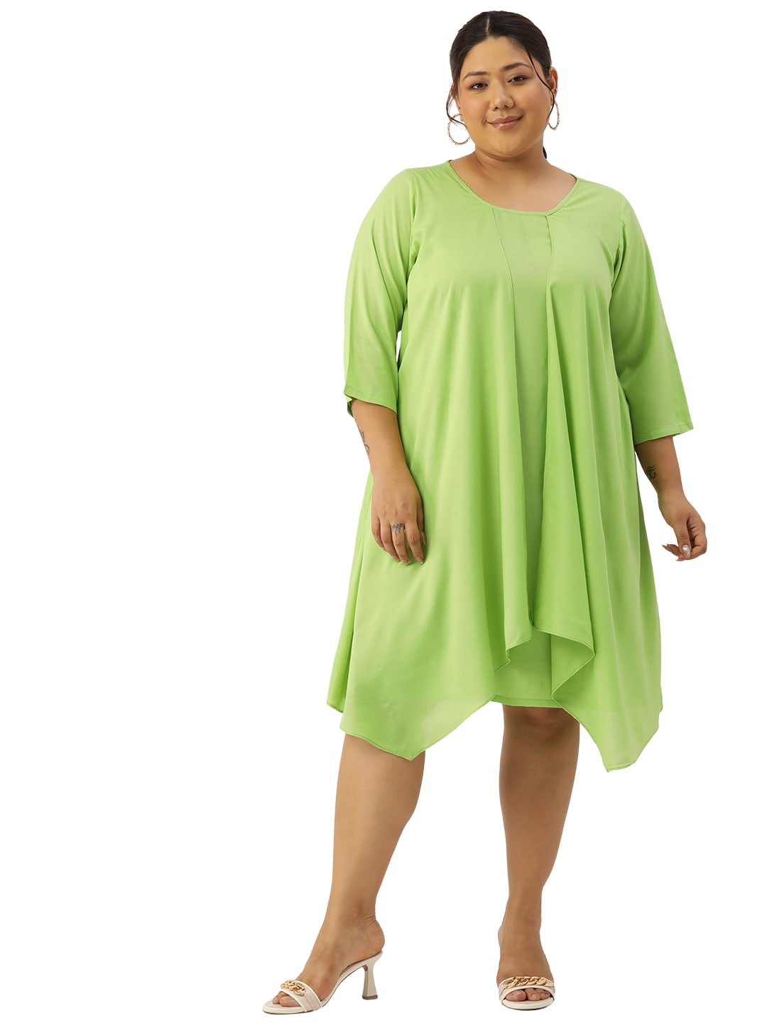 Plus Size Layered Dress