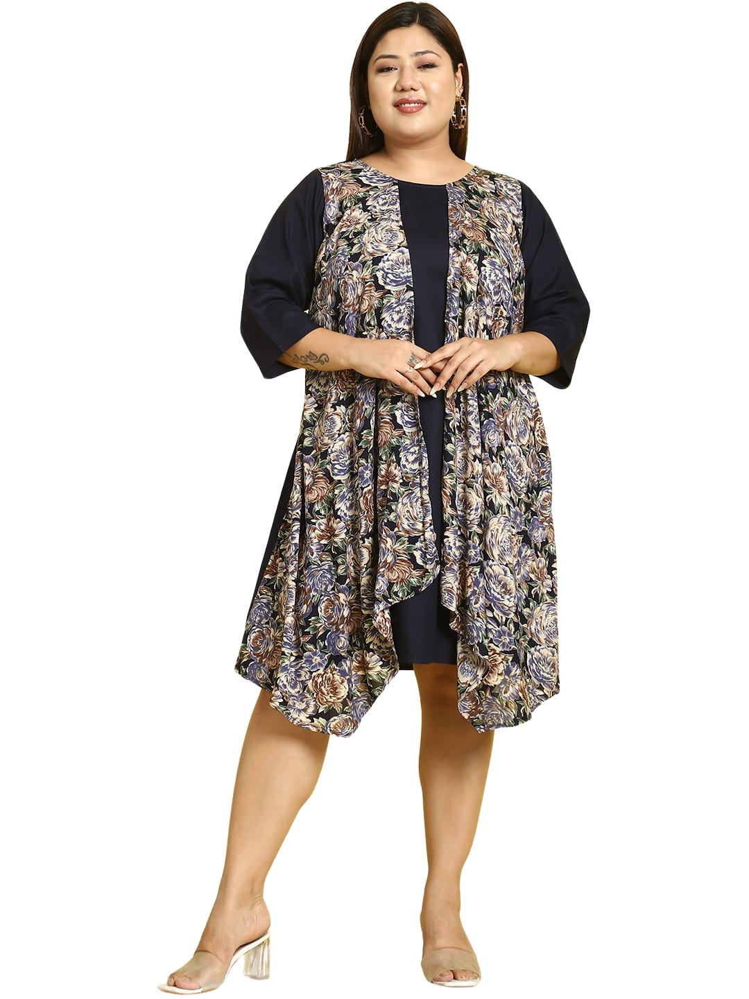 Plus Size Layered Dress