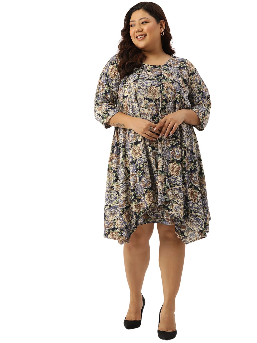 Plus Size Layered Dress
