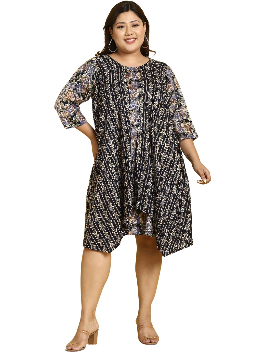 Plus Size Layered Dress