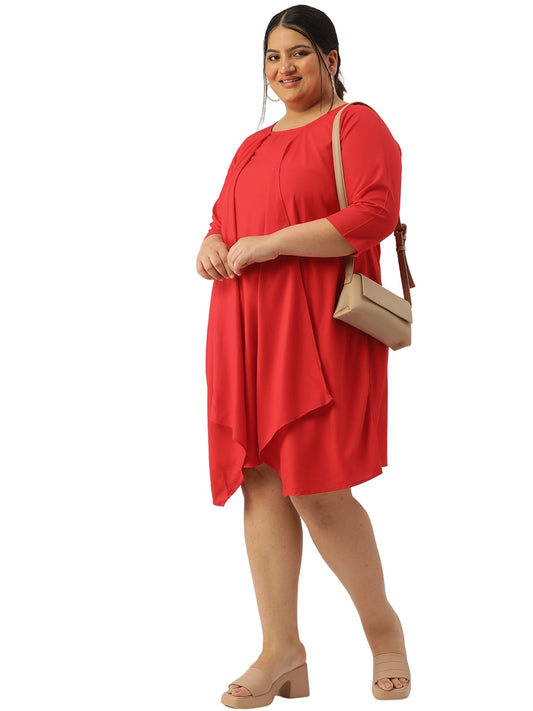 Plus Size Layered Dress