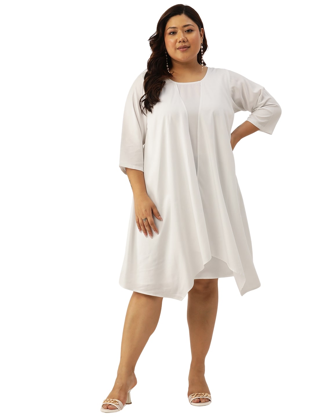Plus Size Layered Dress