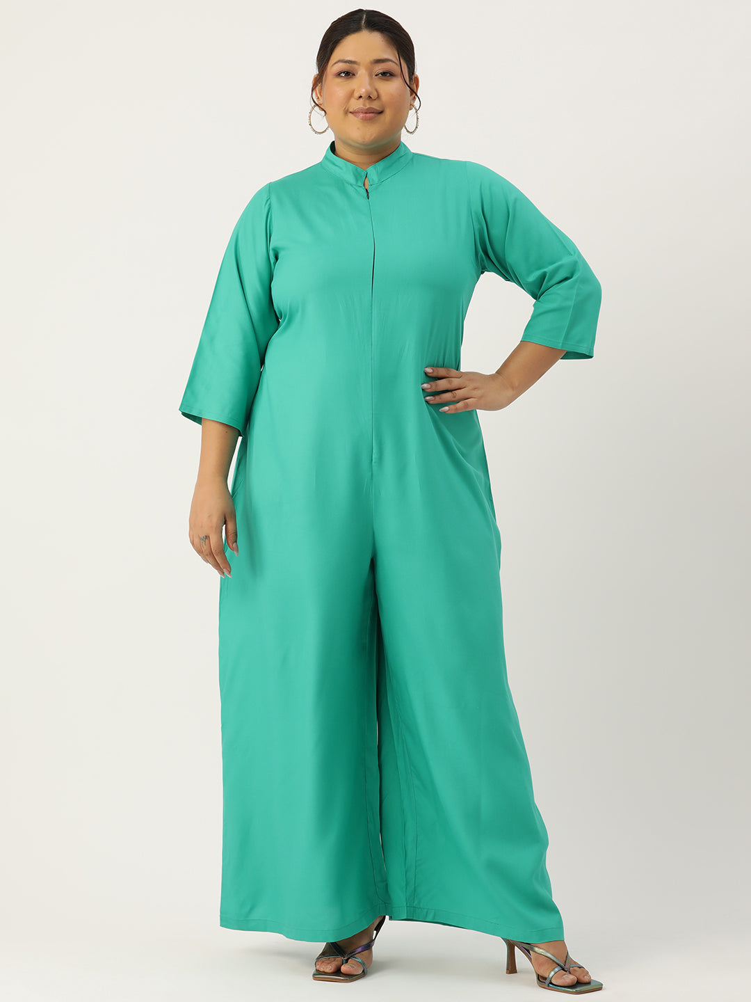 Classic Plus Size Basic Comfort Jumpsuit