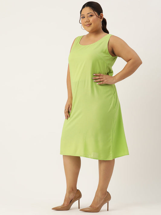 Plus Size A-Line Layered Dress