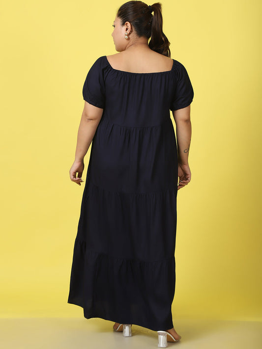 Plus Size Tiered Dress