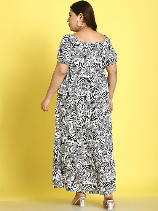 Plus Size Tiered Dress
