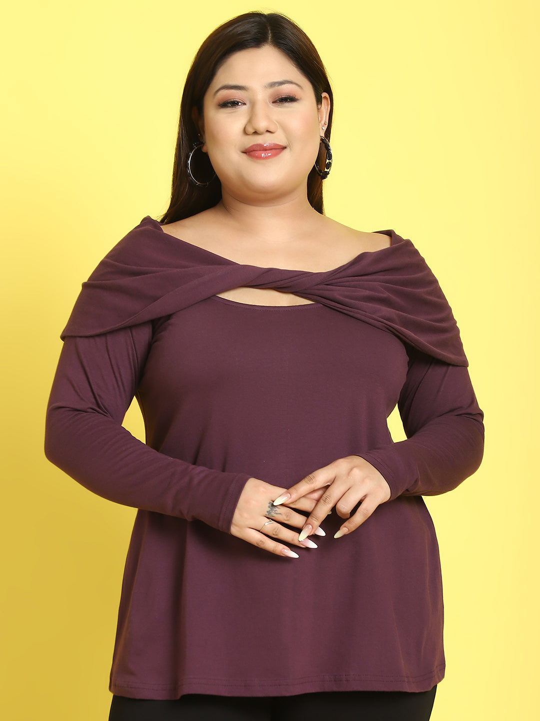 Fashionable Plus Size Women’s Western Top