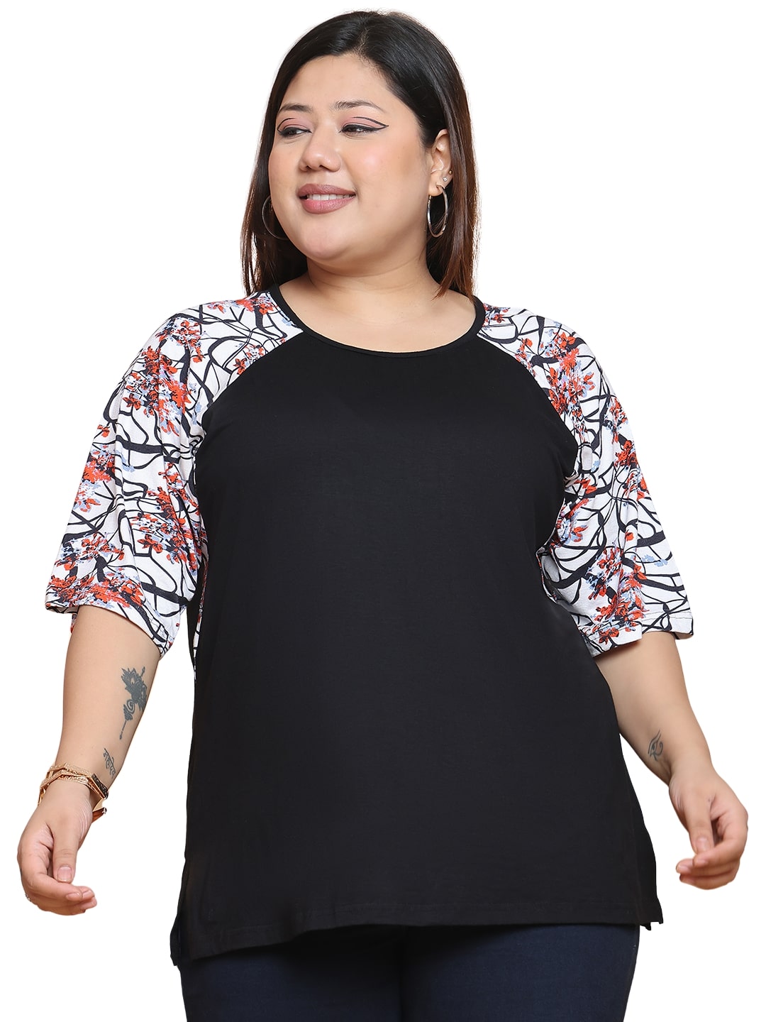 Fashionable Plus Size Women’s Western Top