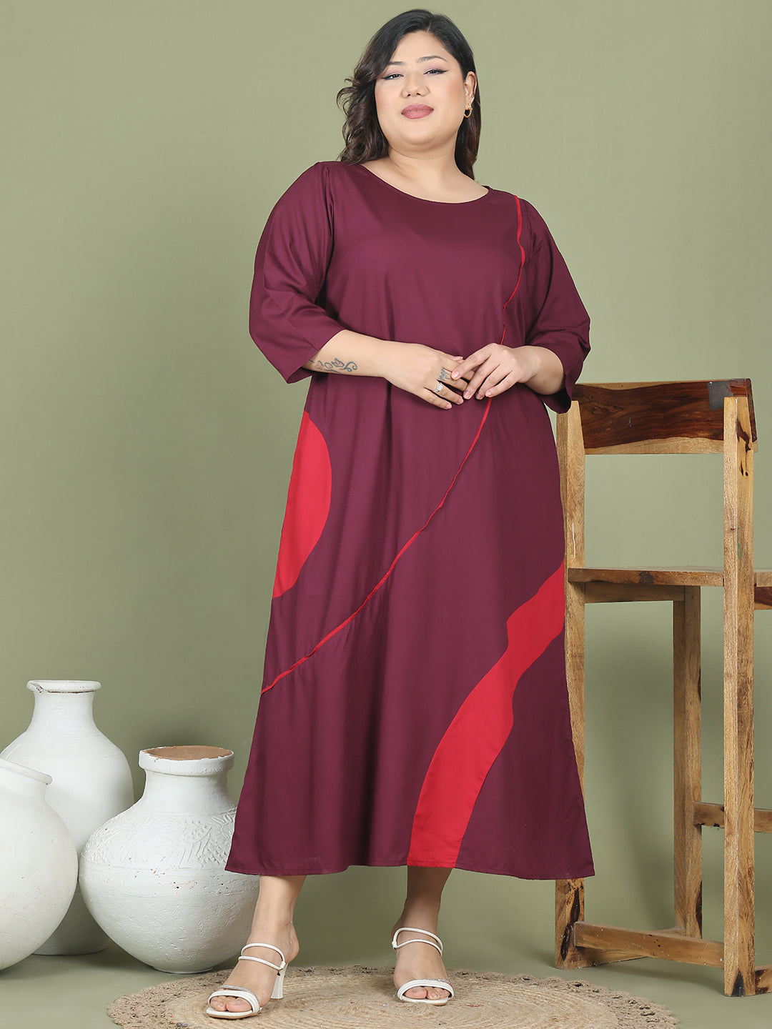 Bold & Stylish Plus Size Women’s Dress
