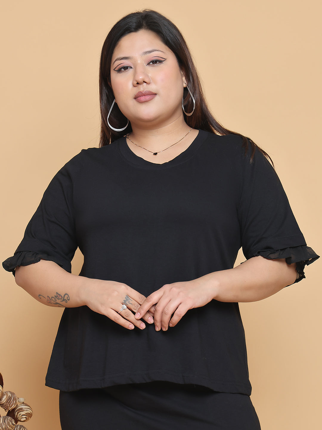 Fashionable Plus Size Women’s Western Top
