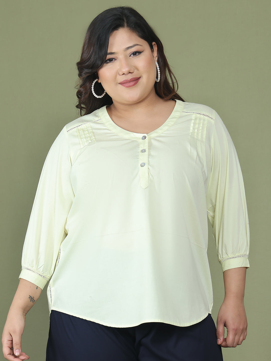 Trendy Plus Size Women Casual Top