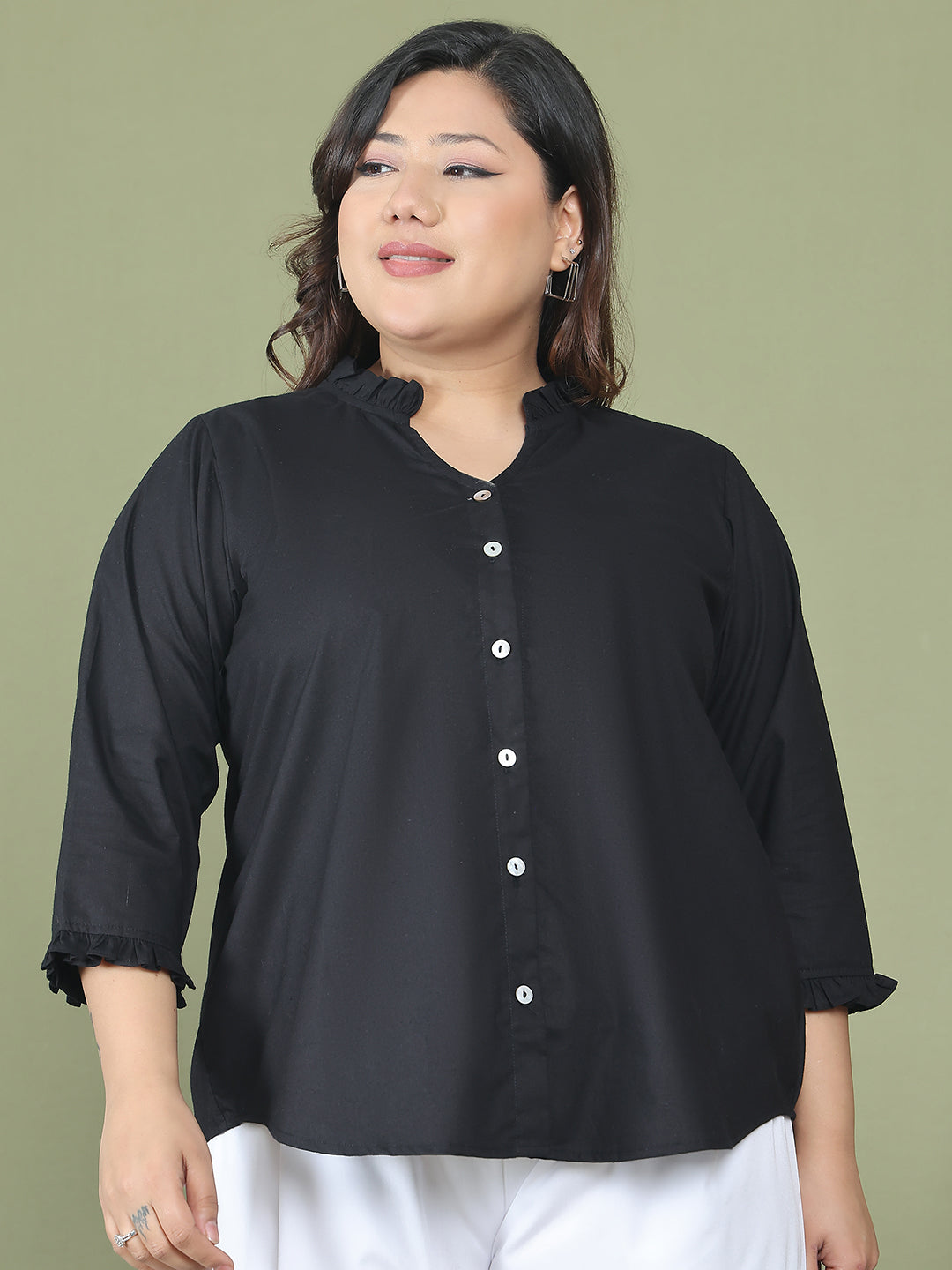 Trendy Plus Size Women Casual Top