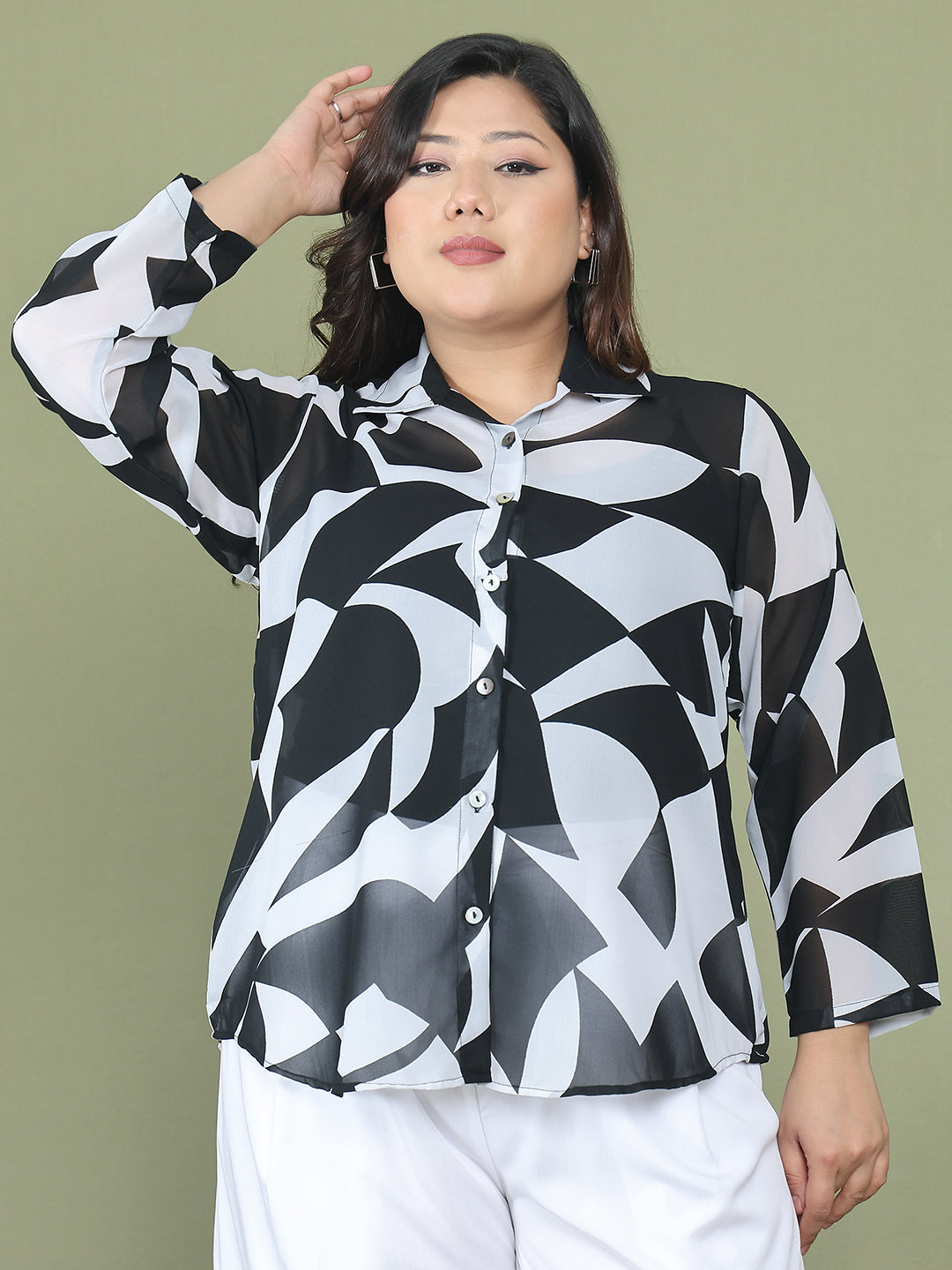 Trendy Plus Size Women Casual Top