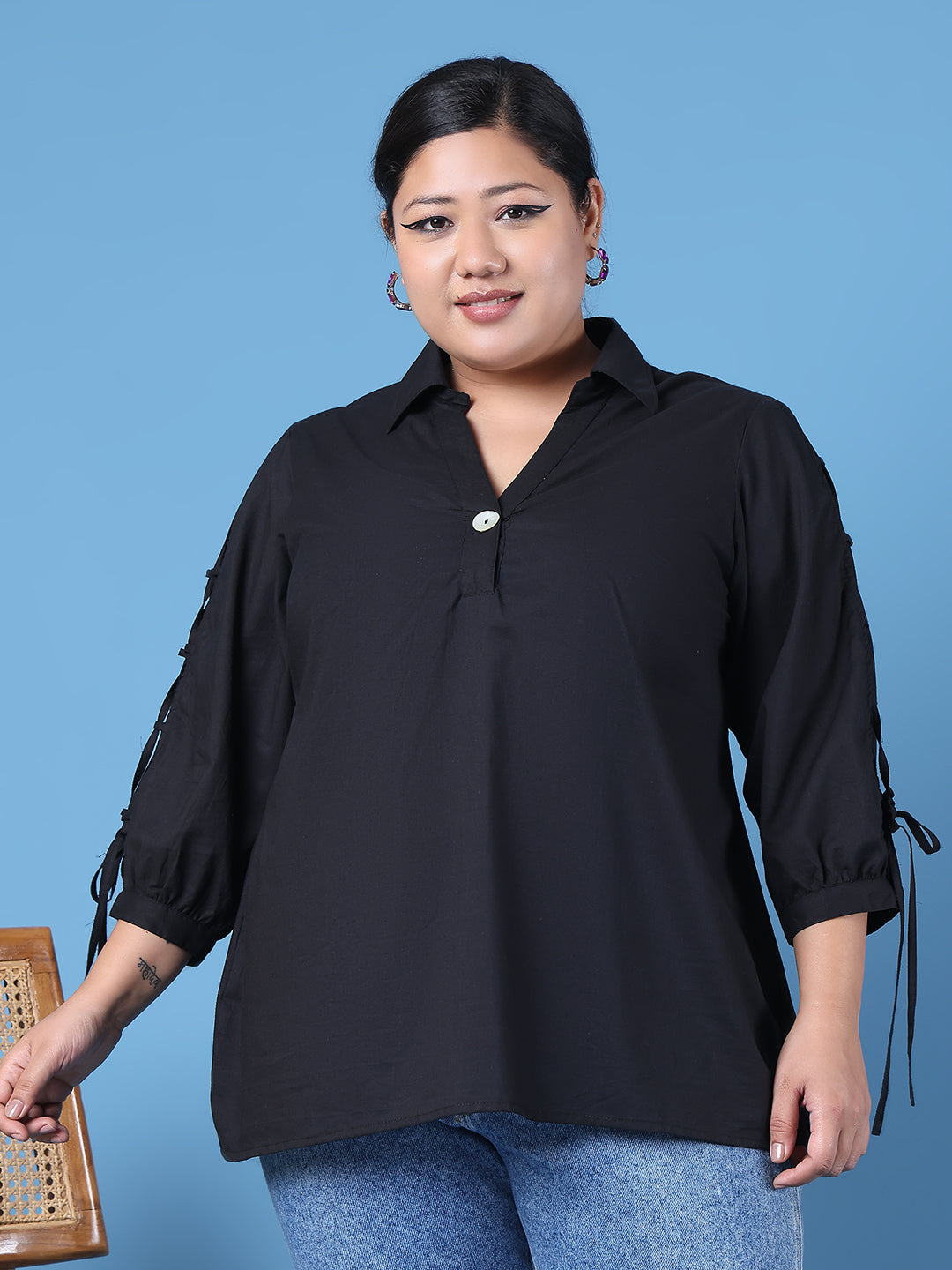 Trendy Plus Size Women Casual Top
