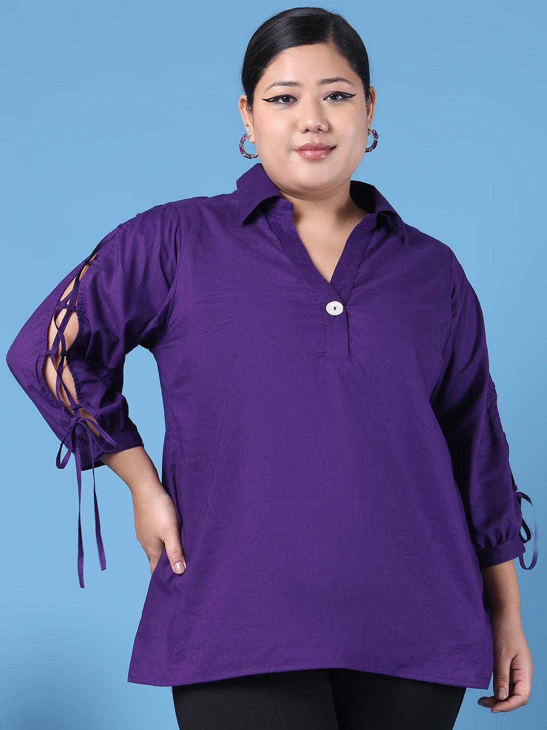 Trendy Plus Size Women Casual Top