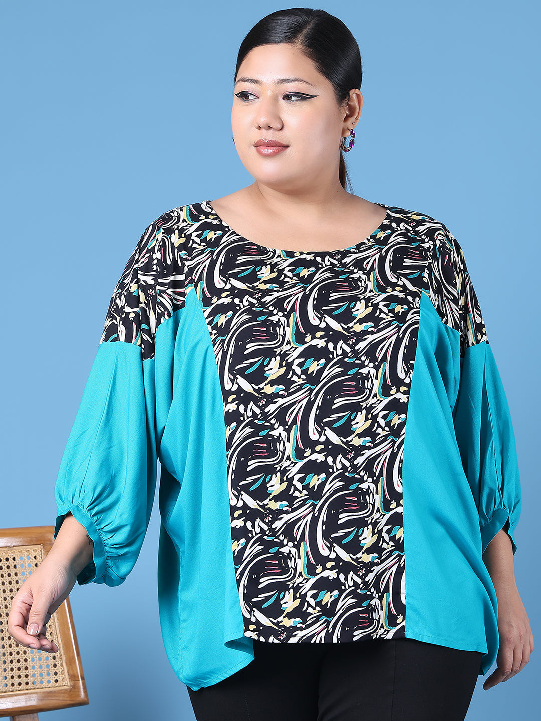 Trendy Plus Size Women Casual Top