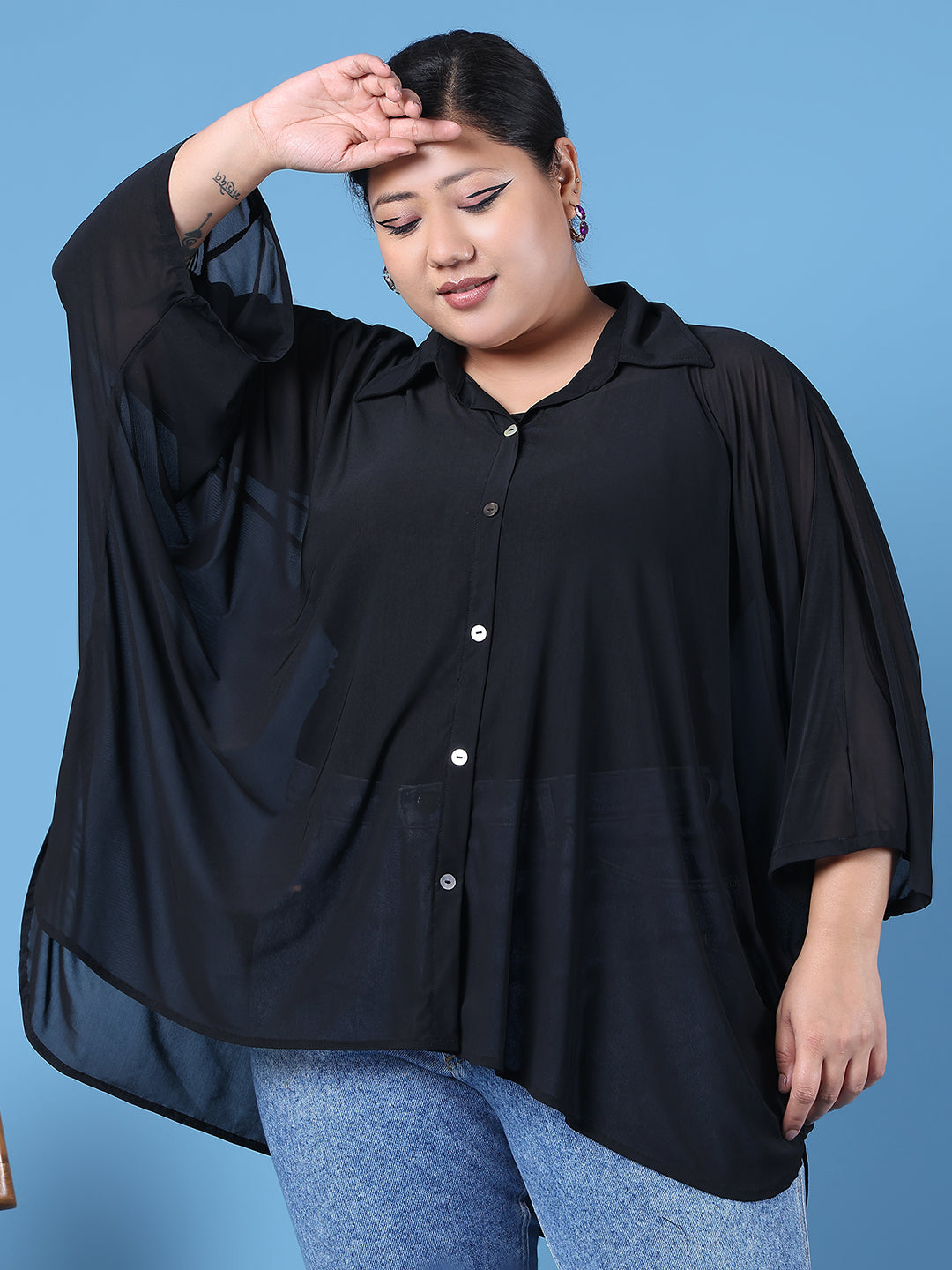 Trendy Plus Size Women Casual Top