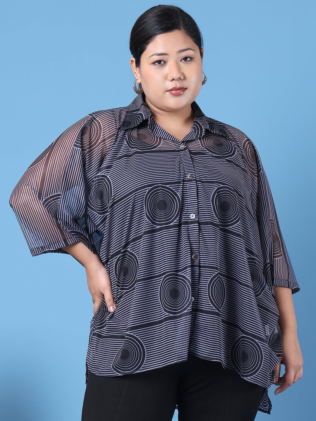 Trendy Plus Size Women Casual Top