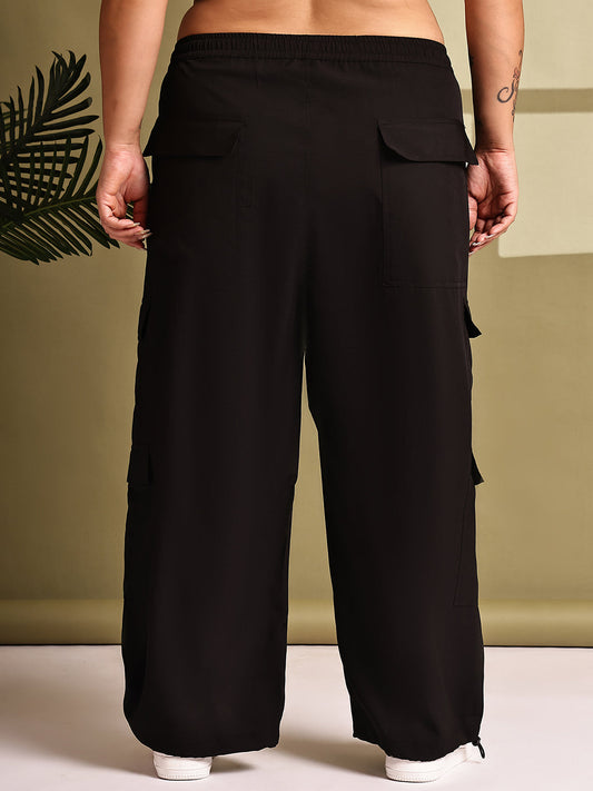 Relaxed Stretch Plus Size Women’s Bottom Wear Trouser