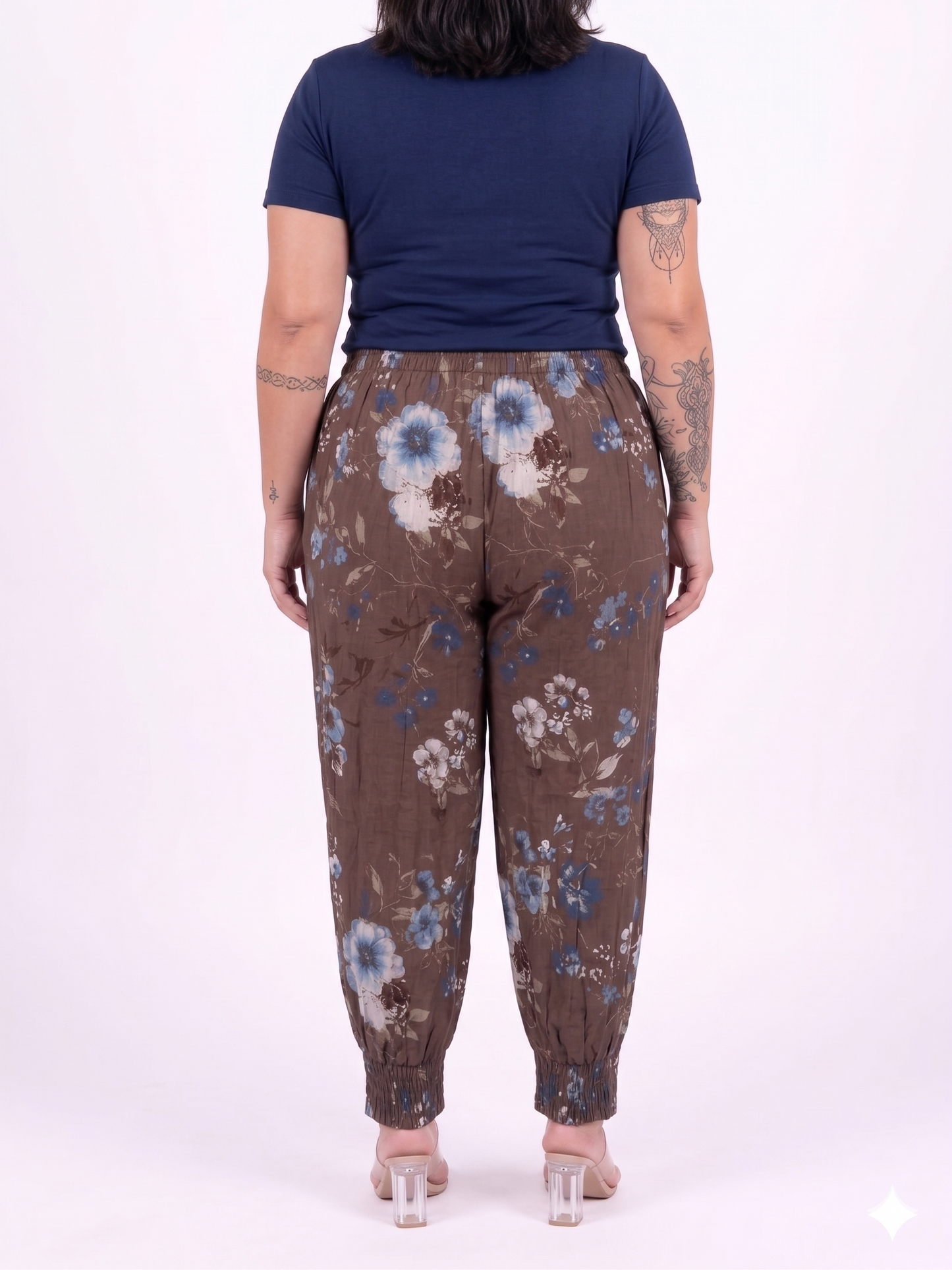 Floral Printed Relaxed Fit Trousers