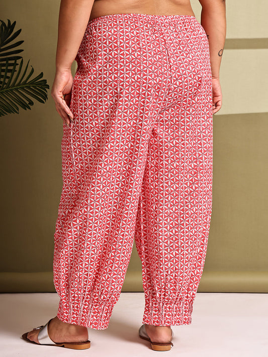 Relaxed Stretch Plus Size Women’s Bottom Wear Trouser