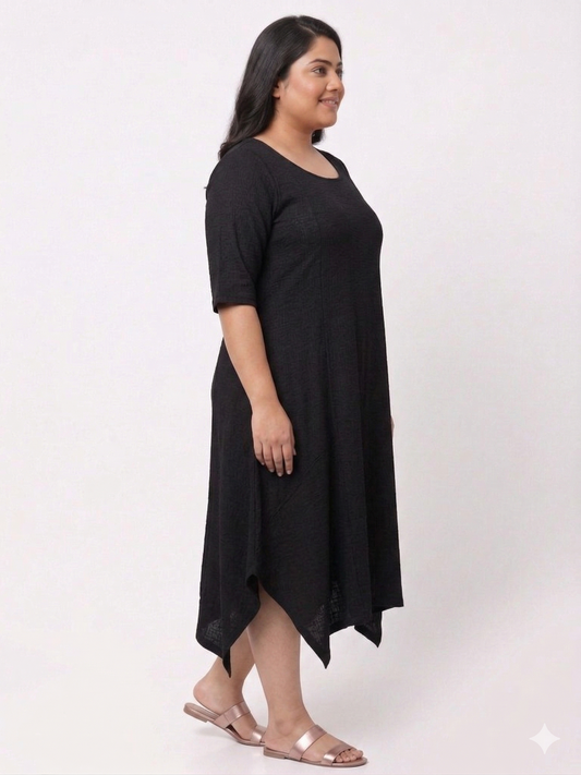 Plus Size Rayon Fabric Dress for Women