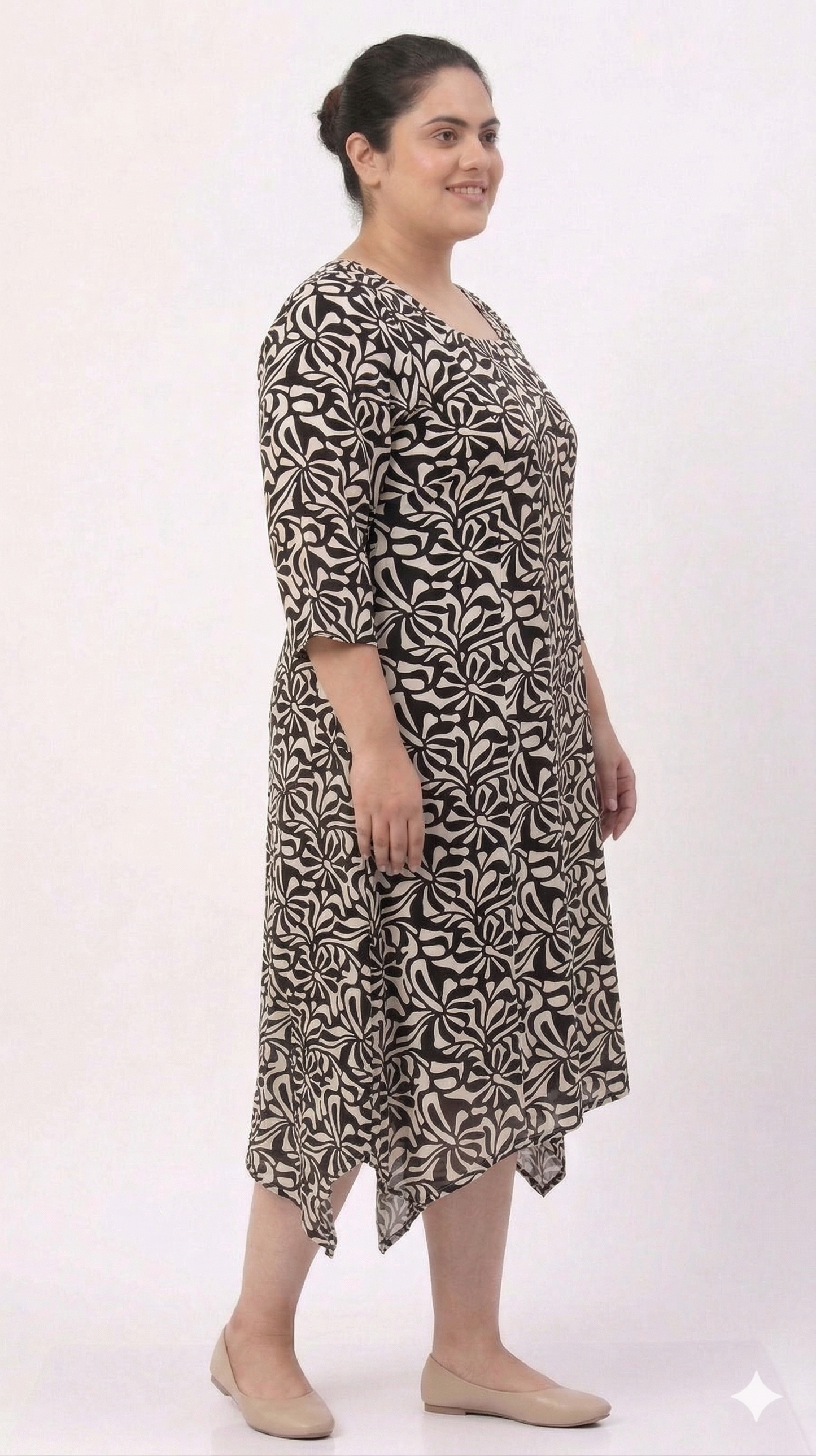 Plus Size Printed Dress for Women