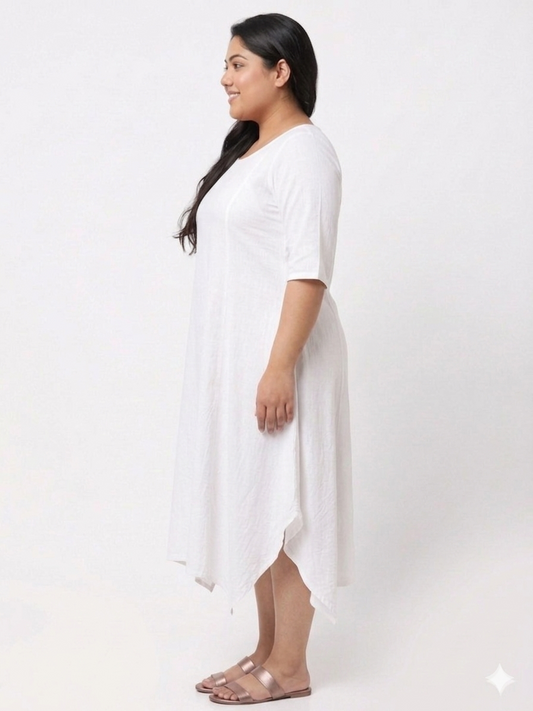 Plus Size Rayon Fabric Dress for Women