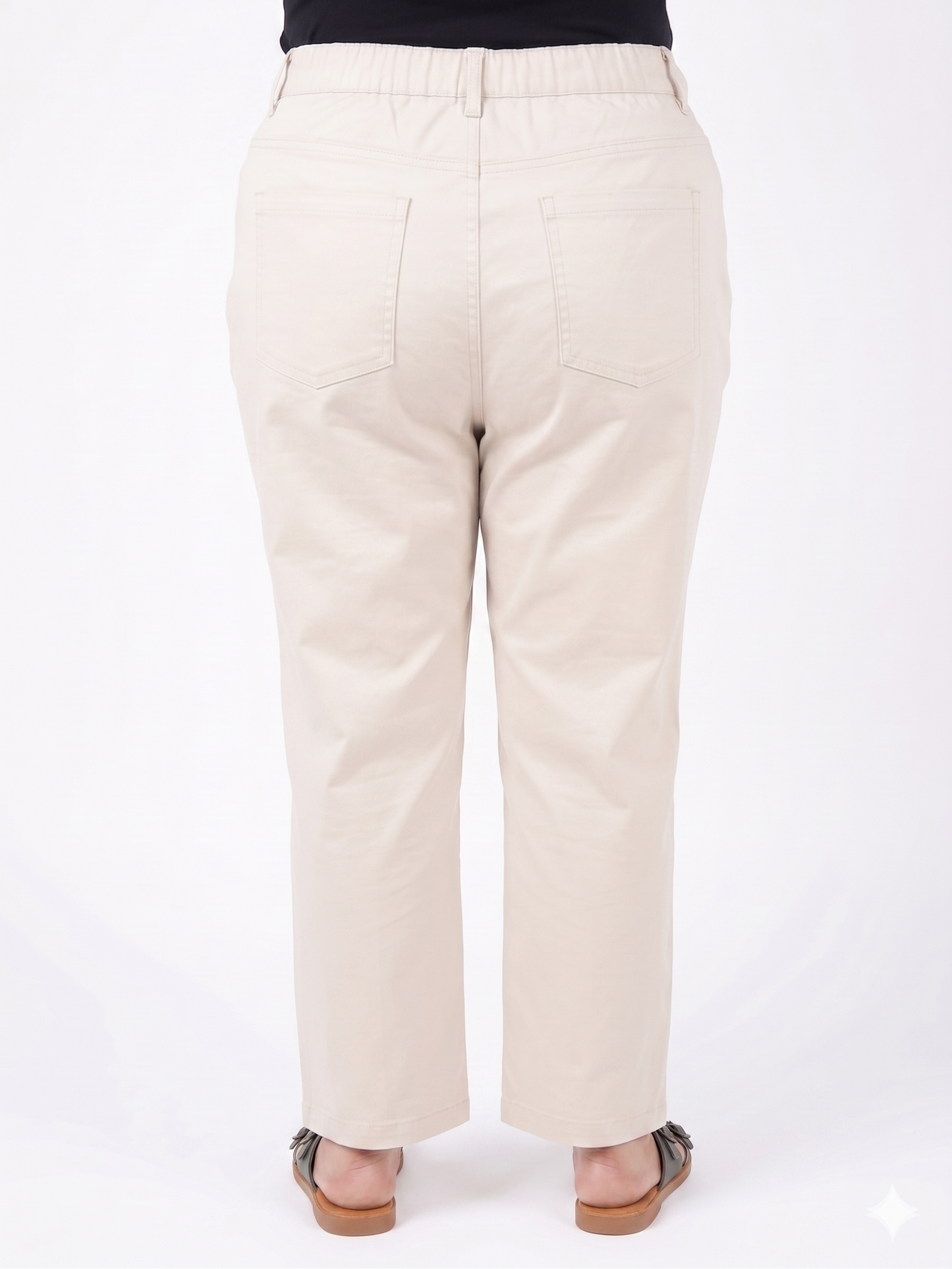 Elegant High-Rise Straight-Leg Trousers