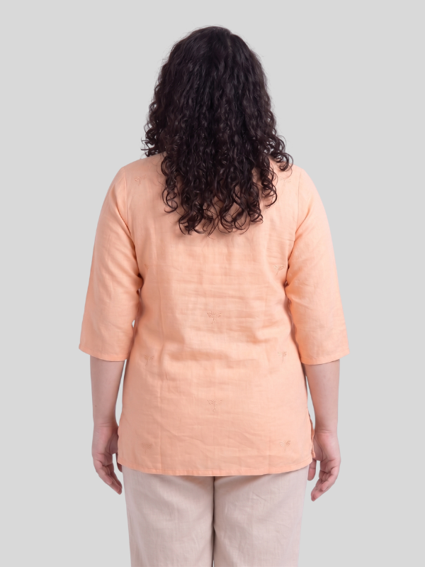 Everyday Comfort Embroidered Cotton Top