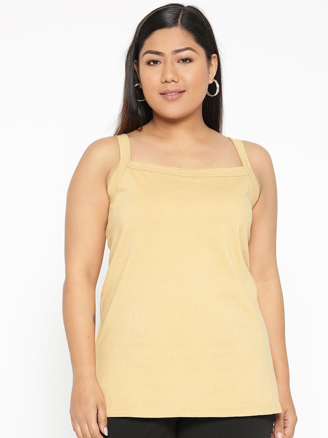 Plus Size Cotton Knitted Camisole