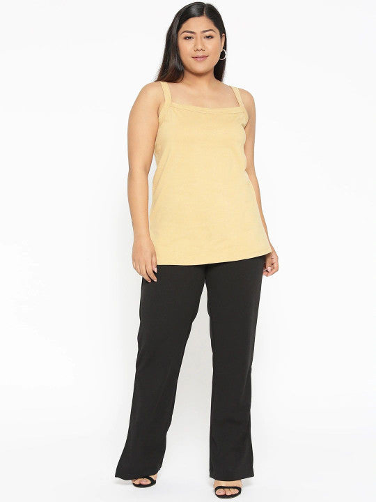 Plus Size Cotton Knitted Camisole