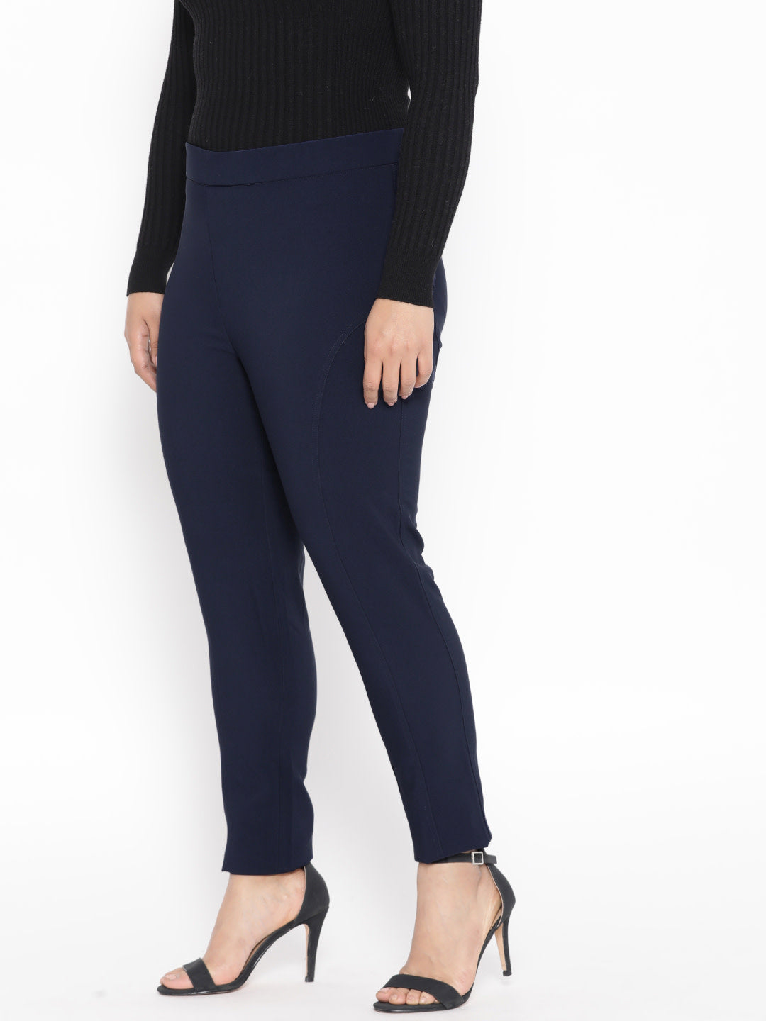 Women’s Plus Size Navy Trousers