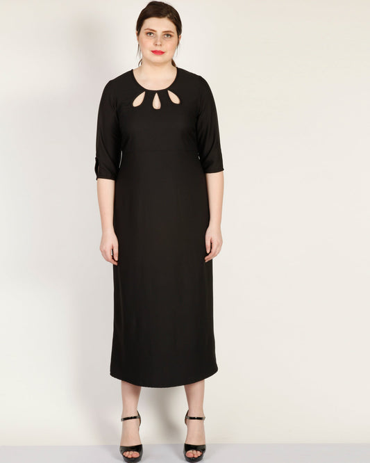 Elegant & Comfortable Fit Plus Size Women’s Dress