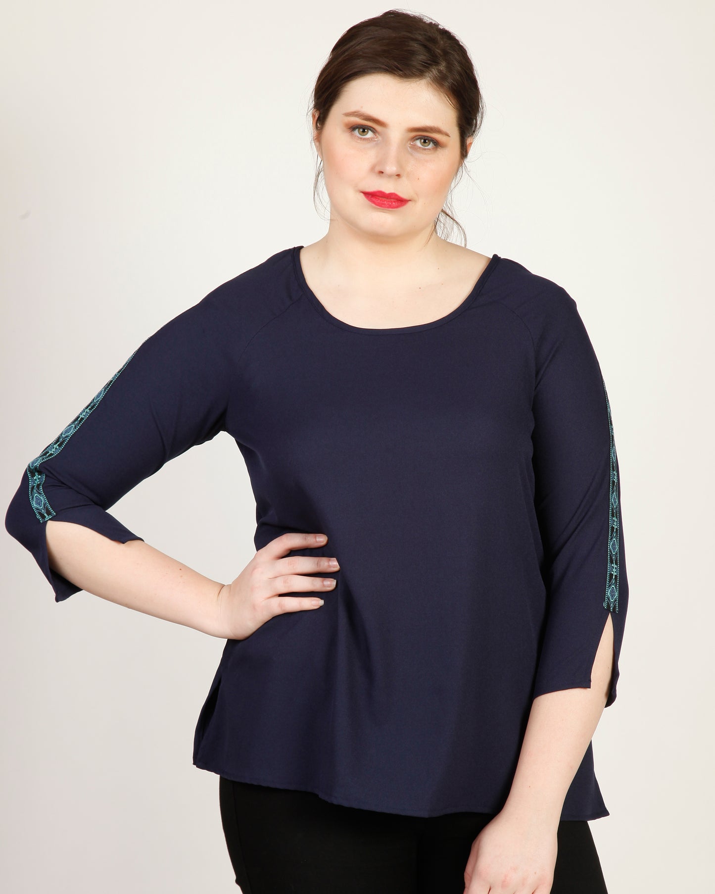 Stylish Plus Size Women Casual Top