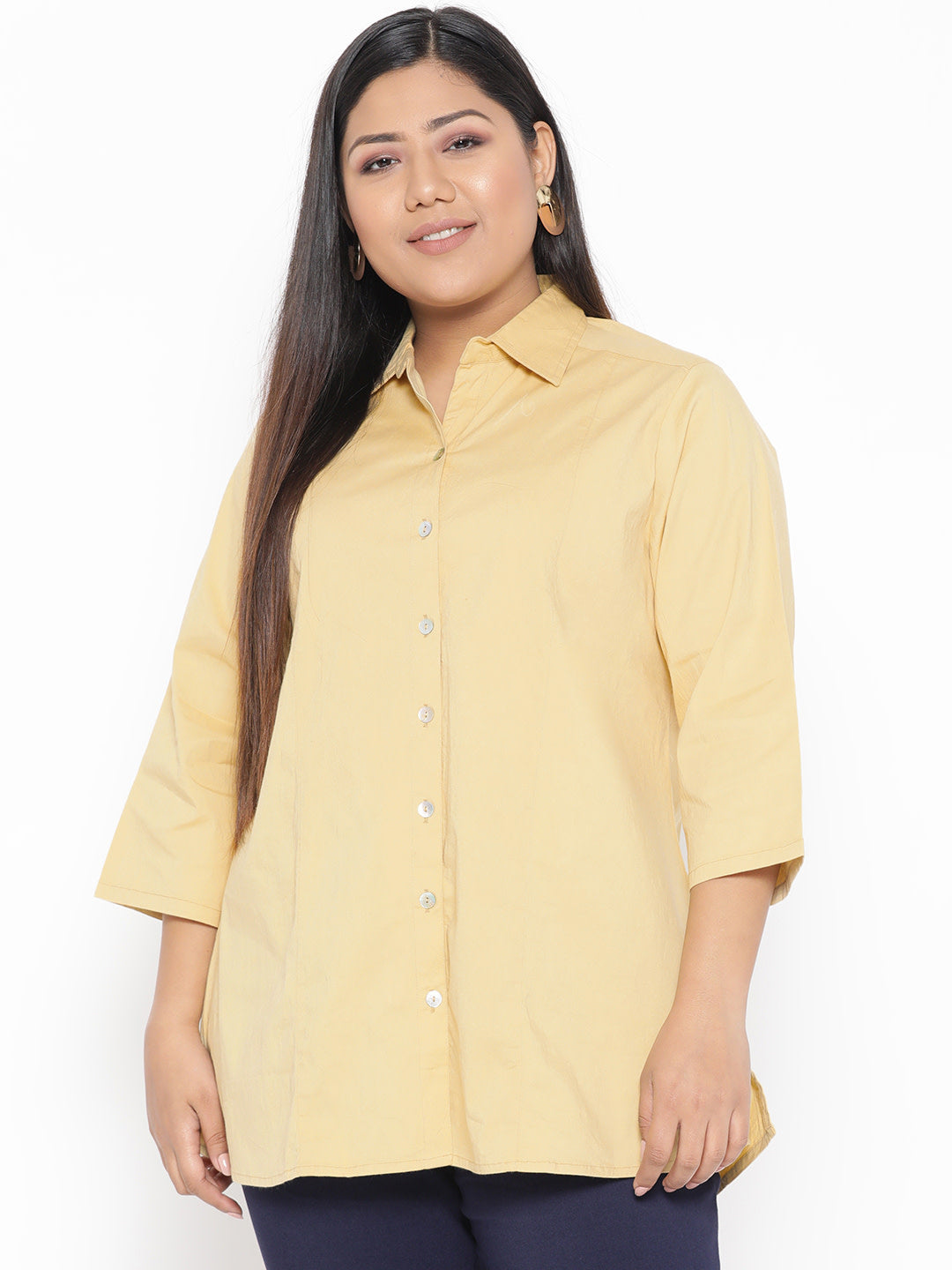 Stylish Plus Size Women Casual Top