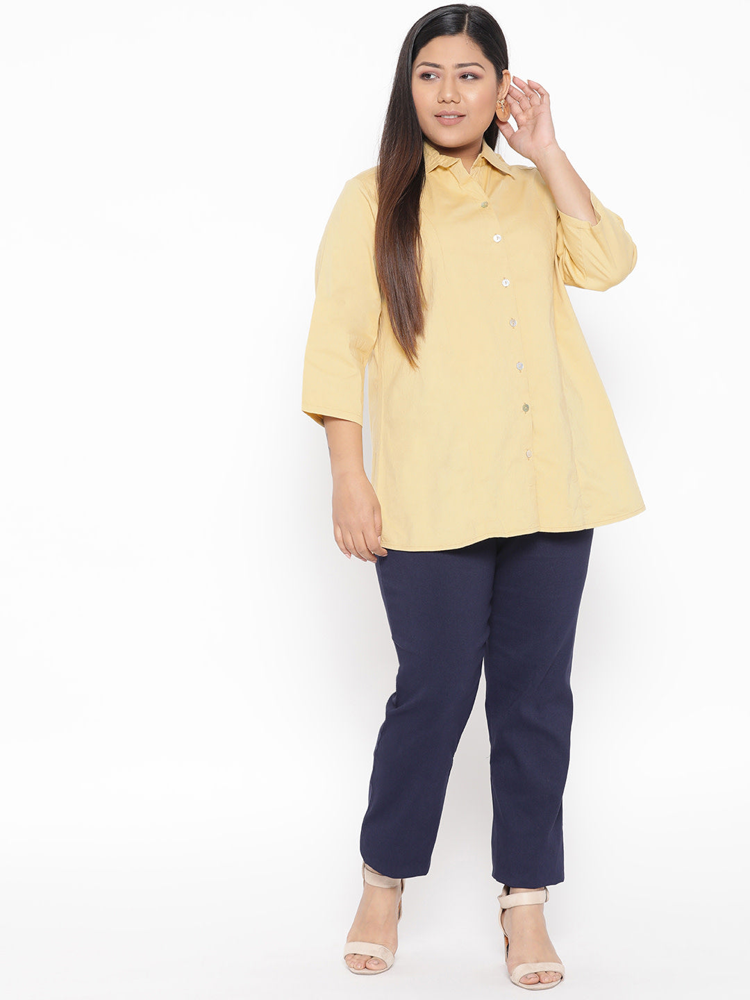 Stylish Plus Size Women Casual Top