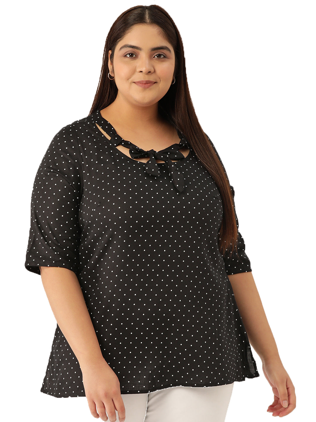 Stylish Plus Size Women Casual Top