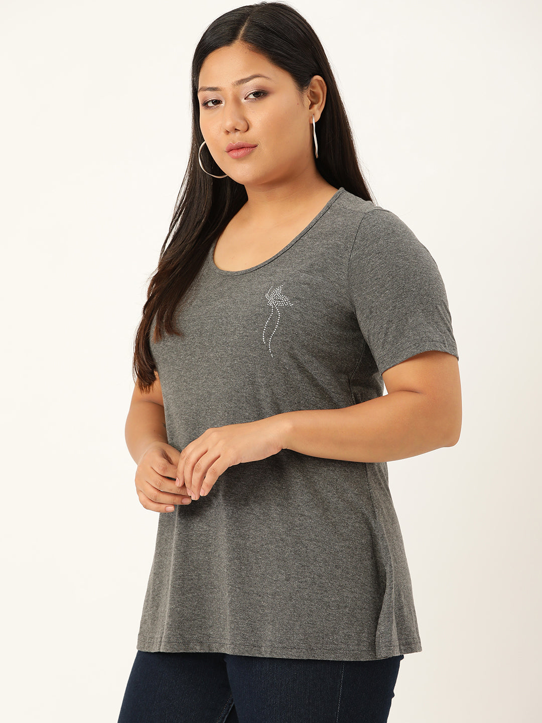 Elegant Plus Size Casual Wear Top for Women