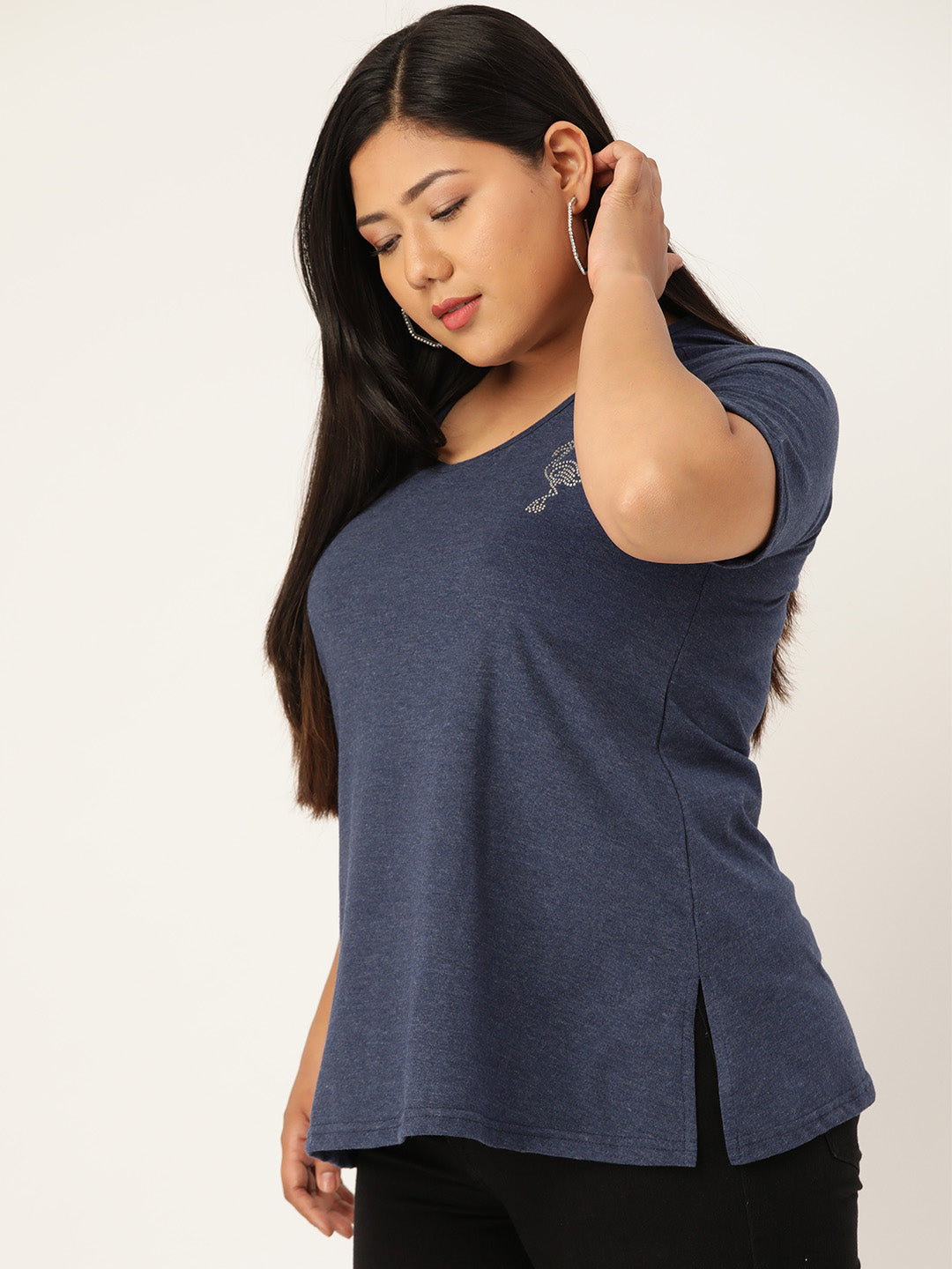 Elegant Plus Size Casual Wear Top for Women