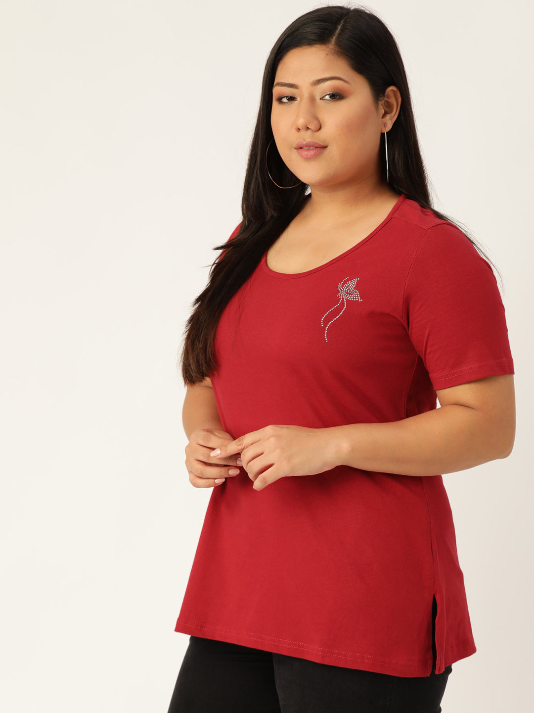 Elegant Plus Size Casual Wear Top for Women