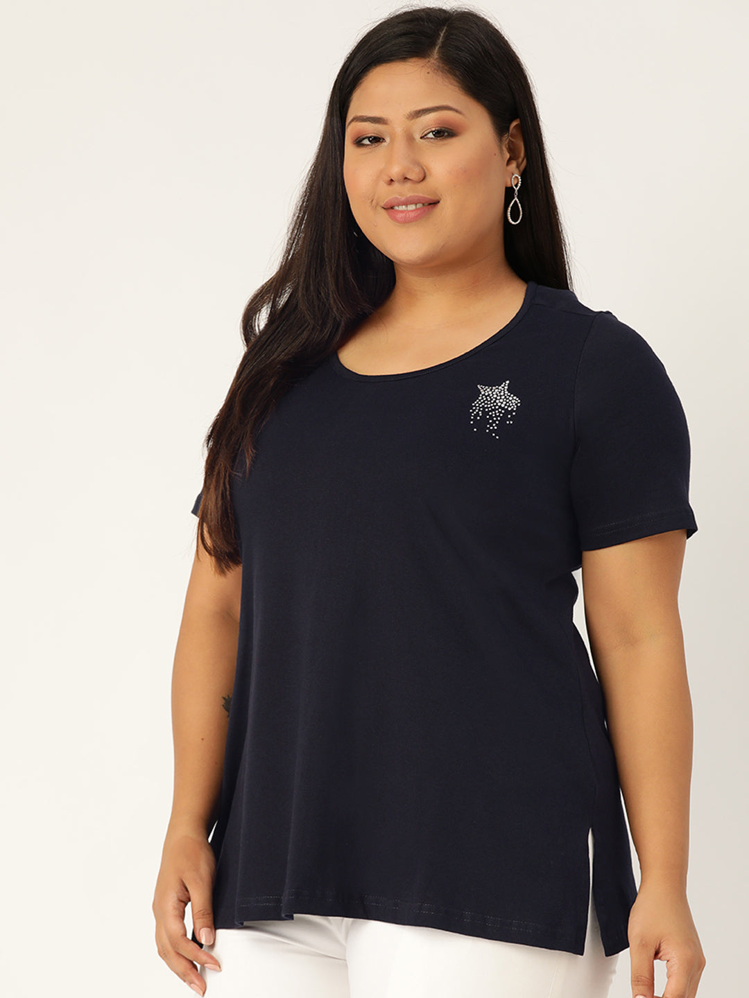 Elegant Plus Size Casual Wear Top for Women