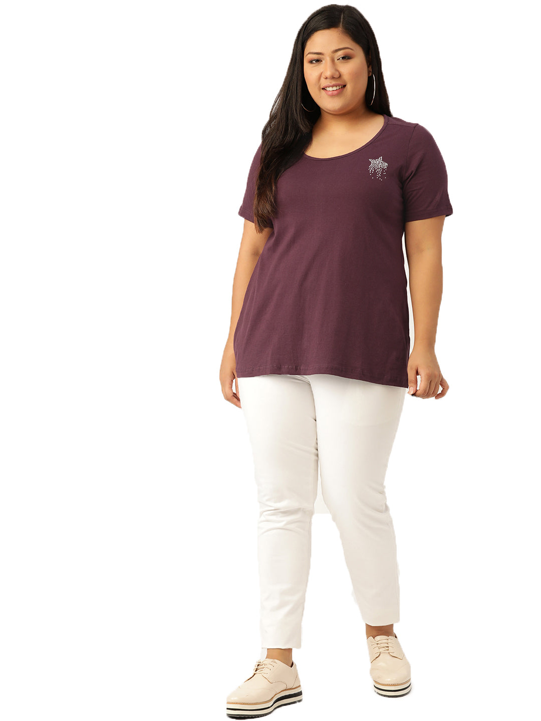 Elegant Plus Size Casual Wear Top for Women