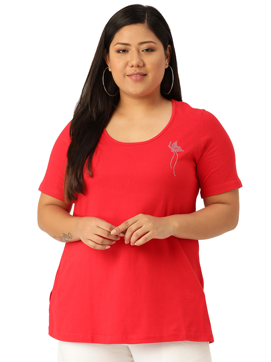 Elegant Plus Size Casual Wear Top for Women