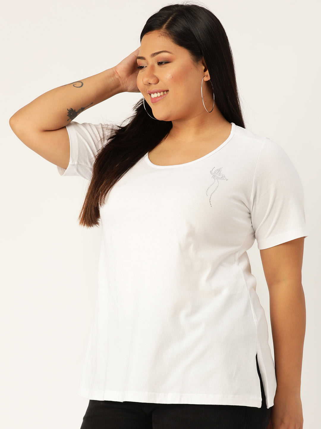 Elegant Plus Size Casual Wear Top for Women