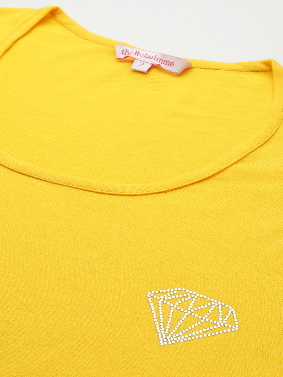 T-shirt for women Solid Regular length Round neck Short