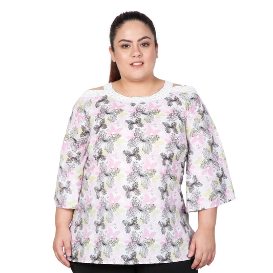 Stylish Plus Size Women Casual Top